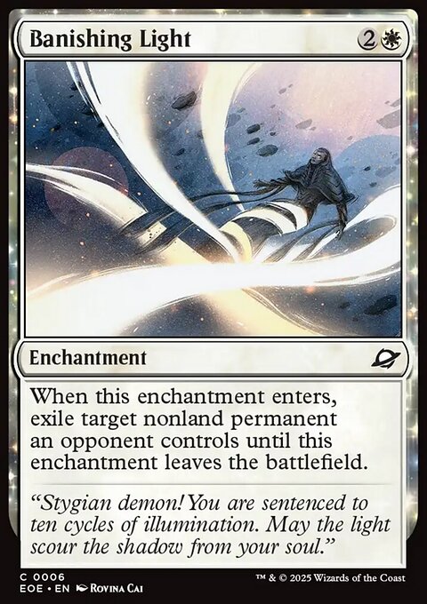 Banishing Light, Edge of Eternities #6, Magic: The Gathering card