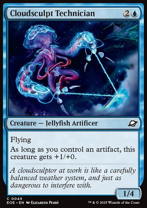 Cloudsculpt Technician, Edge of Eternities #49, Magic: The Gathering card