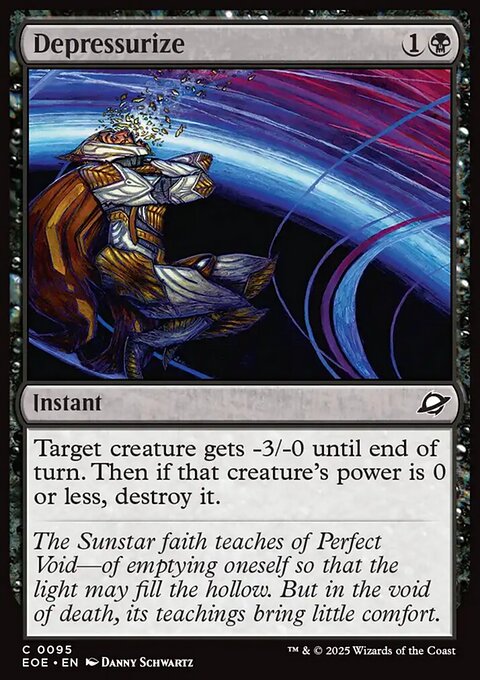 Depressurize, Edge of Eternities #95, Magic: The Gathering card