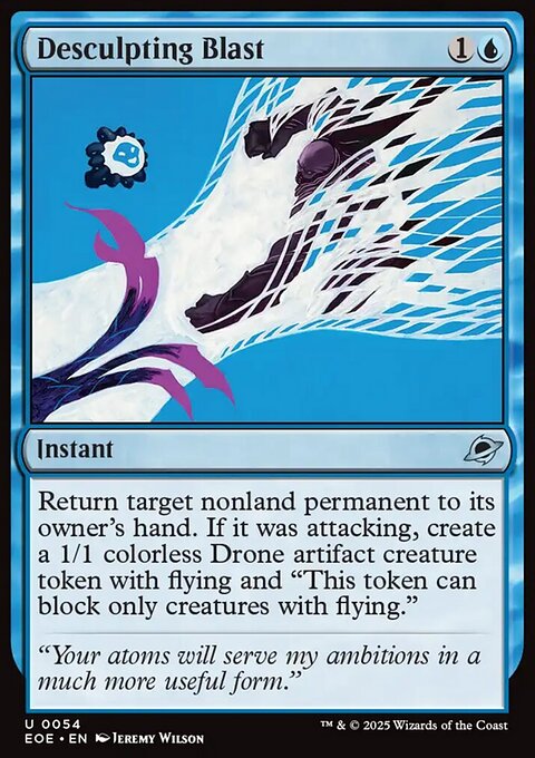 Desculpting Blast, Edge of Eternities #54, Magic: The Gathering card