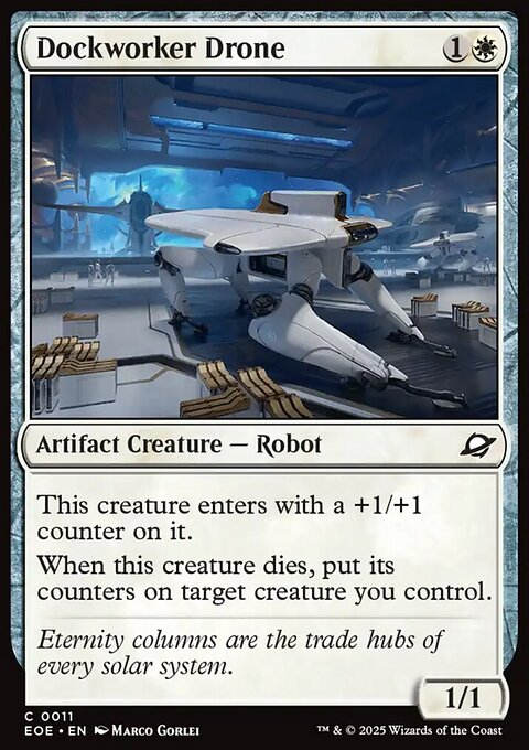Dockworker Drone, Edge of Eternities #11, Magic: The Gathering card
