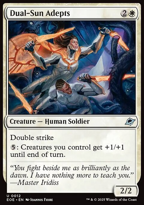 Dual-Sun Adepts, Edge of Eternities #12, Magic: The Gathering card