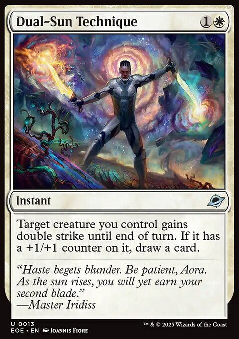 Dual-Sun Technique, Edge of Eternities #13, Magic: The Gathering card