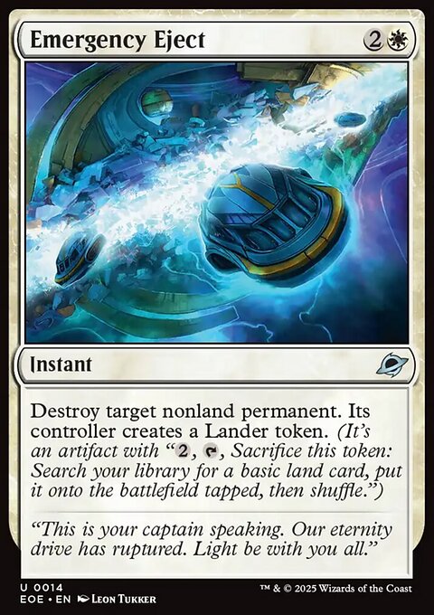 Emergency Eject, Edge of Eternities #14, Magic: The Gathering card