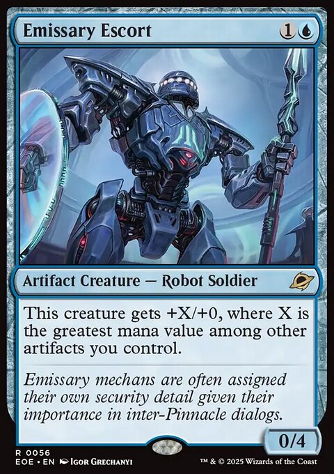 Emissary Escort, Edge of Eternities #56, Magic: The Gathering card