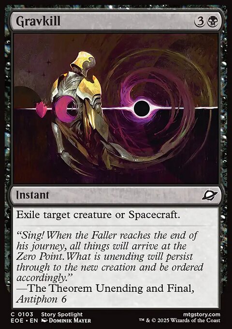 Gravkill, Edge of Eternities #103, Magic: The Gathering card