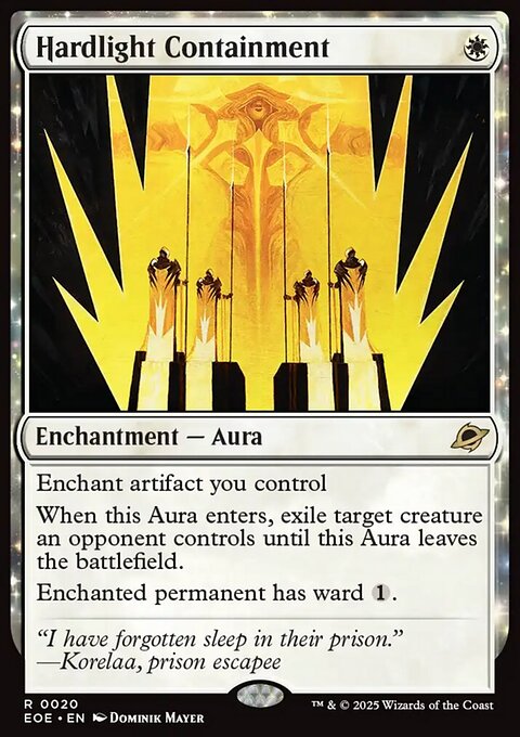 Hardlight Containment, Edge of Eternities #20, Magic: The Gathering card