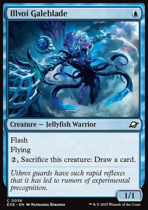 Illvoi Galeblade, Edge of Eternities #58, Magic: The Gathering card