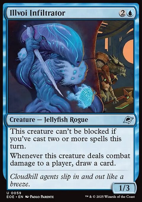 Illvoi Infiltrator, Edge of Eternities #59, Magic: The Gathering card