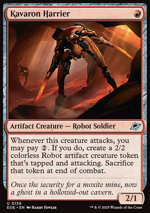 Kavaron Harrier, Edge of Eternities #139, Magic: The Gathering card