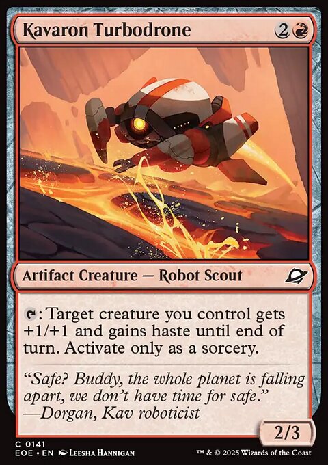 Kavaron Turbodrone, Edge of Eternities #141, Magic: The Gathering card