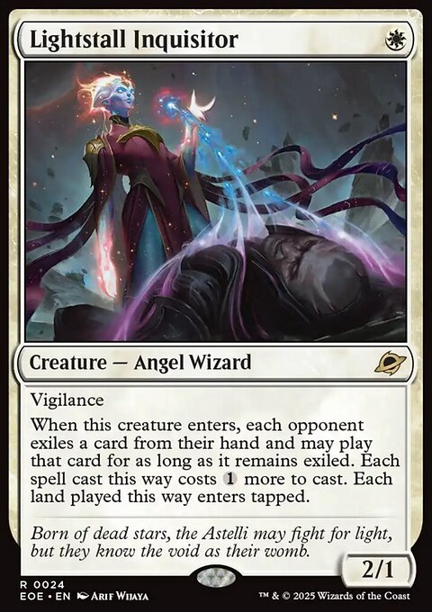 Lightstall Inquisitor, Edge of Eternities #24, Magic: The Gathering card