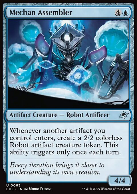 Mechan Assembler, Edge of Eternities #63, Magic: The Gathering card