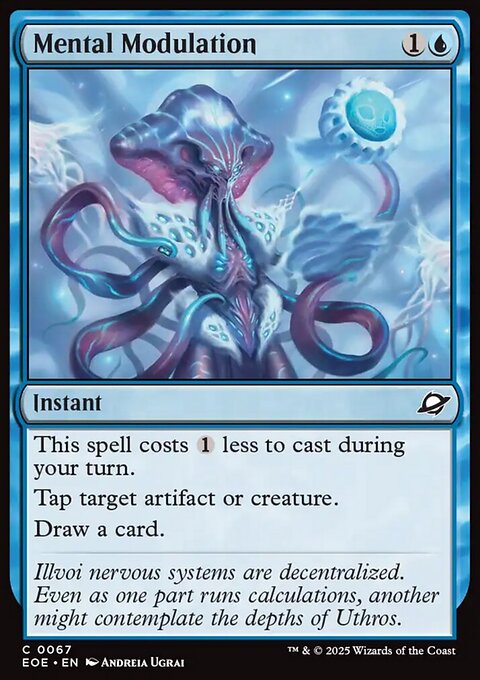 Mental Modulation, Edge of Eternities #67, Magic: The Gathering card