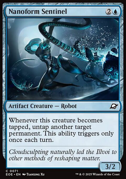 Nanoform Sentinel, Edge of Eternities #71, Magic: The Gathering card