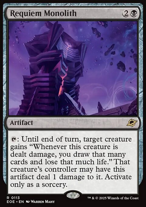 Requiem Monolith, Edge of Eternities #113, Magic: The Gathering card