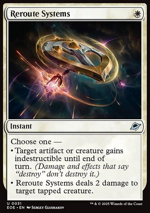 Reroute Systems, Edge of Eternities #31, Magic: The Gathering card