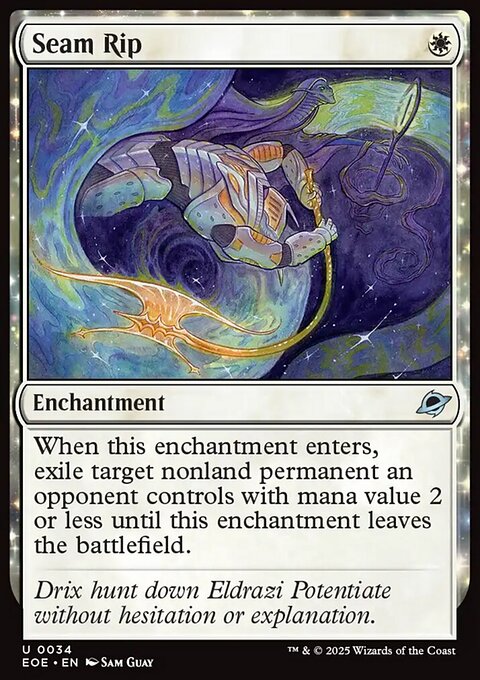 Seam Rip, Edge of Eternities #34, Magic: The Gathering card