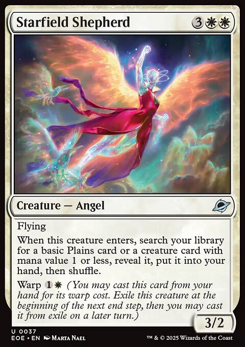Starfield Shepherd, Edge of Eternities #37, Magic: The Gathering card