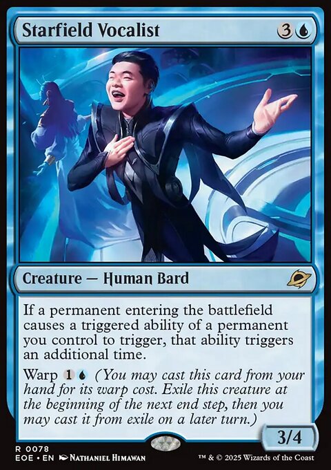 Starfield Vocalist, Edge of Eternities #78, Magic: The Gathering card