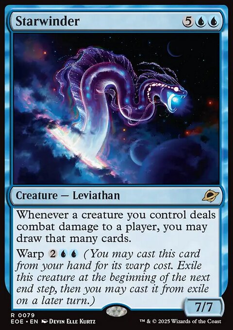 Starwinder, Edge of Eternities #79, Magic: The Gathering card