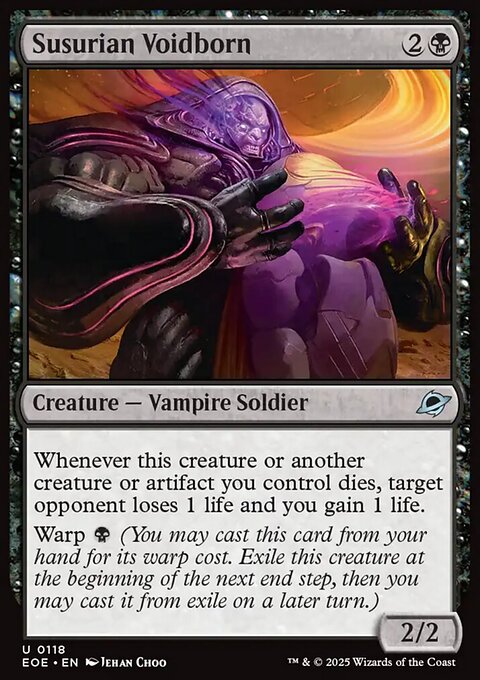 Susurian Voidborn, Edge of Eternities #118, Magic: The Gathering card