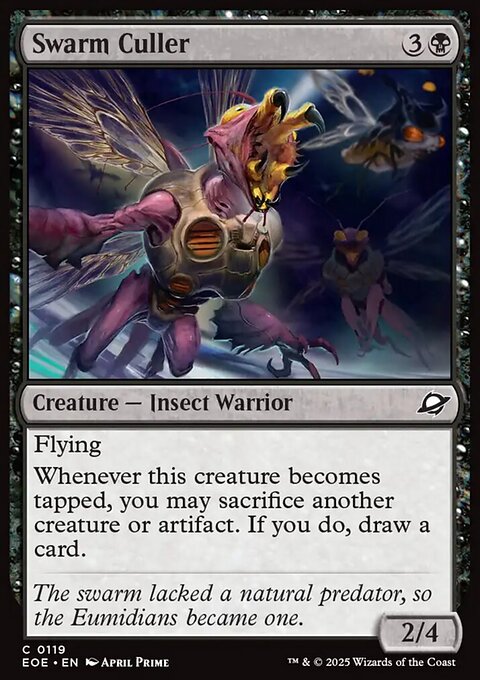 Swarm Culler, Edge of Eternities #119, Magic: The Gathering card