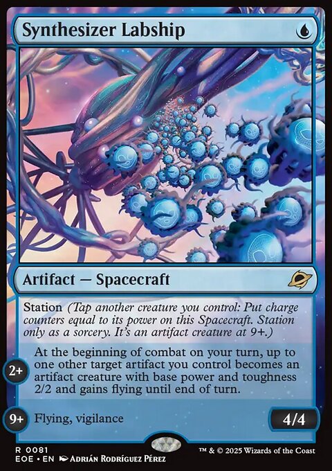 Synthesizer Labship, Edge of Eternities #81, Magic: The Gathering card