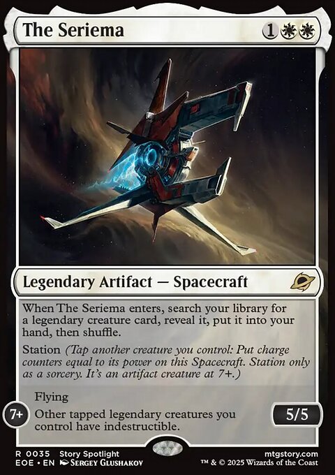 The Seriema, Edge of Eternities #35, Magic: The Gathering card