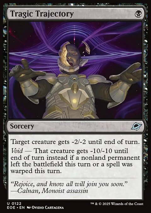 Tragic Trajectory, Edge of Eternities #122, Magic: The Gathering card