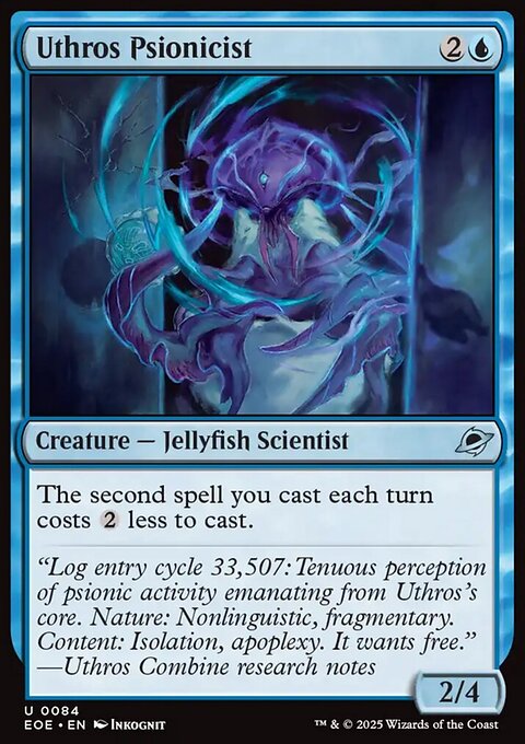 Uthros Psionicist, Edge of Eternities #84, Magic: The Gathering card