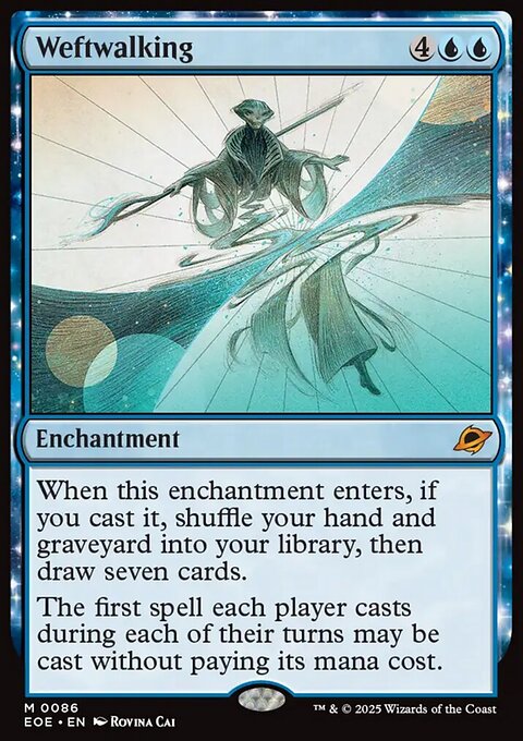 Weftwalking, Edge of Eternities #86, Magic: The Gathering card