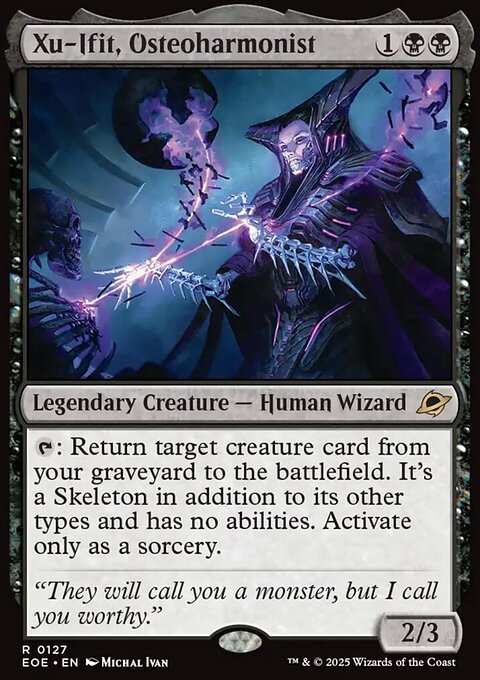 Xu-Ifit, Osteoharmonist, Edge of Eternities #127, Magic: The Gathering card