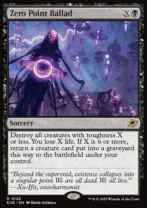 Zero Point Ballad, Edge of Eternities #128, Magic: The Gathering card