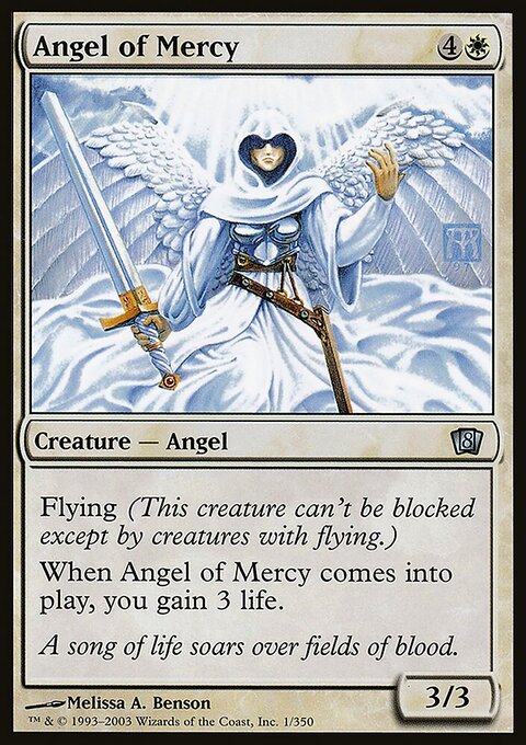 Angel of Mercy, Eighth Edition #1★, Magic: The Gathering card