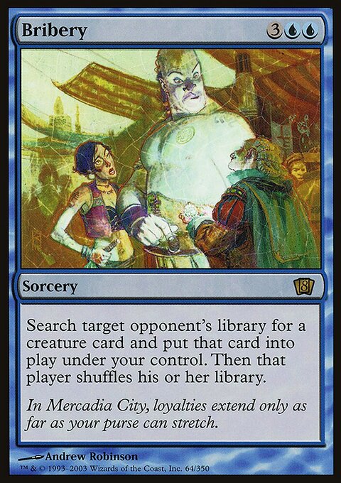 Bribery, Eighth Edition #64★, Magic: The Gathering card