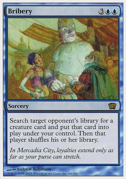 Bribery, Eighth Edition #64, Magic: The Gathering card