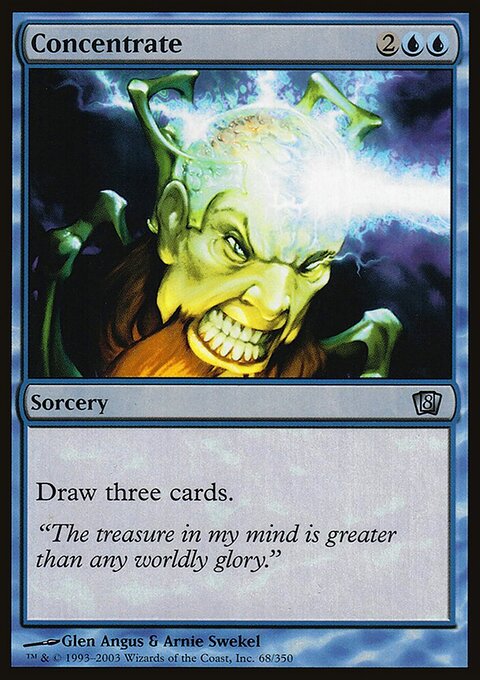 Concentrate, Eighth Edition #68★, Magic: The Gathering card