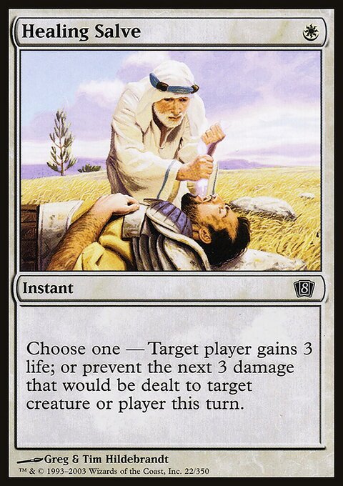 Healing Salve, Eighth Edition #22★, Magic: The Gathering card
