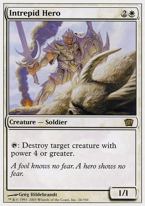 Intrepid Hero, Eighth Edition #26, Magic: The Gathering card