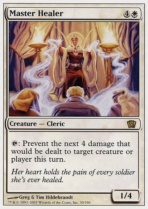 Master Healer, Eighth Edition #30, Magic: The Gathering card