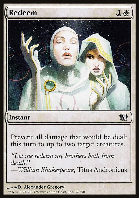 Redeem, Eighth Edition #37★, Magic: The Gathering card