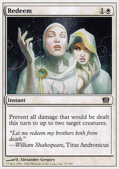 Redeem, Eighth Edition #37, Magic: The Gathering card