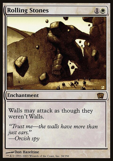 Rolling Stones, Eighth Edition #38★, Magic: The Gathering card