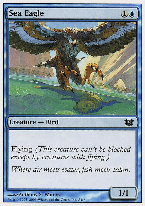 Sea Eagle, Eighth Edition #S4, Magic: The Gathering card