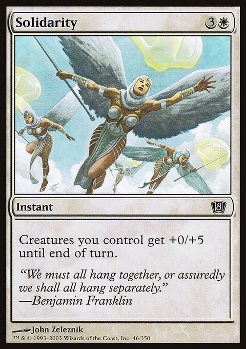 Solidarity, Eighth Edition #46★, Magic: The Gathering card