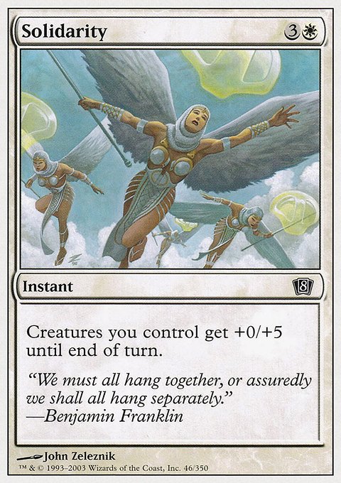 Solidarity, Eighth Edition #46, Magic: The Gathering card