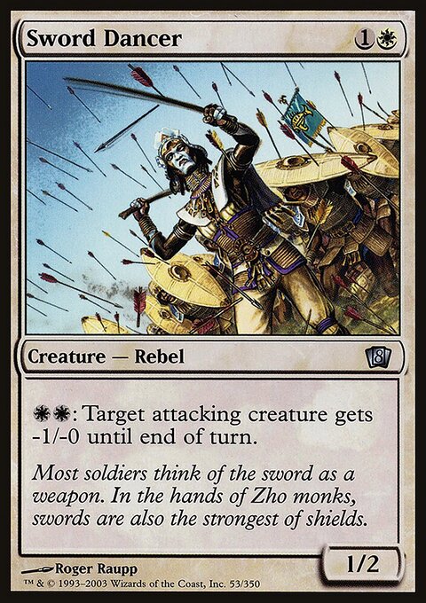 Sword Dancer, Eighth Edition #53★, Magic: The Gathering card