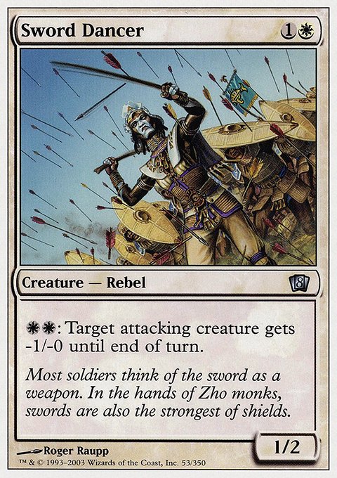 Sword Dancer, Eighth Edition #53, Magic: The Gathering card