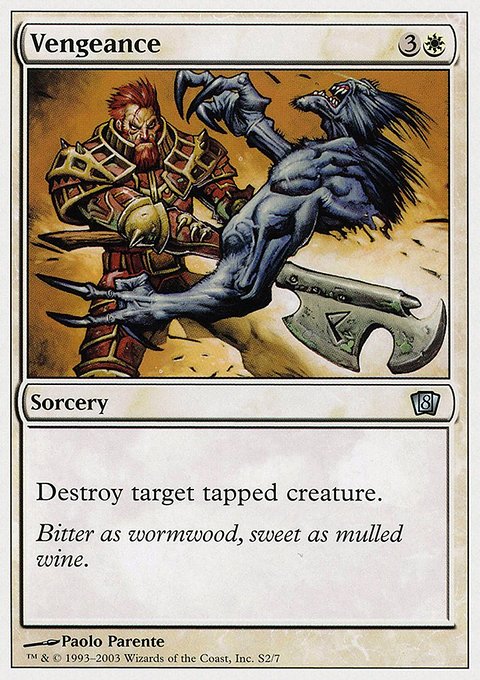 Vengeance, Eighth Edition #S2, Magic: The Gathering card